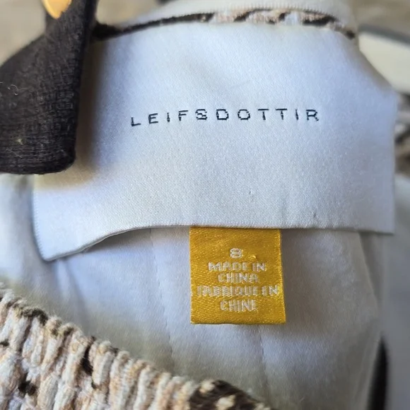 Anthropologie Leifsdottir Felidae Safari leopard print fit and flare dress 8 - Picture 12 of 12